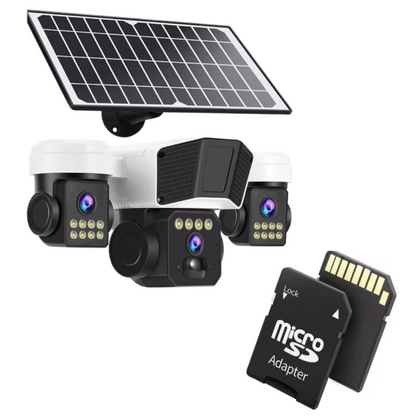 Camera de Supraveghere WiFi 1080p cu Vedere Nocturna + Card MicroSD 32GB - Pachet Complet