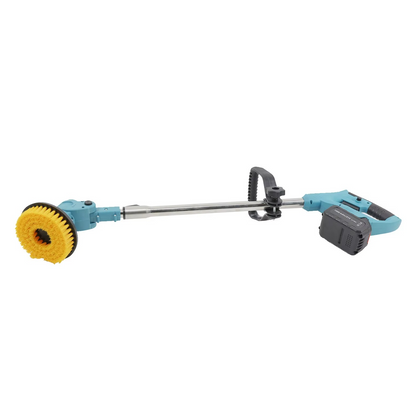 Perie Electrica Multifunctionala 48V cu Maner Telescopic, 2 Acumulatori, Incarcator si 3 perii interschimbabile