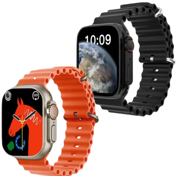 Pachet 1+1 Smartwatch I10 Pro Max - Ecran 2.19" HD, Apeluri Bluetooth, ECG, Monitorizare Completa Sanatate, IP67