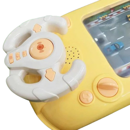 Volan Interactiv cu Pista de Curse si Masinute - Jucarie Educativa 3+ Ani