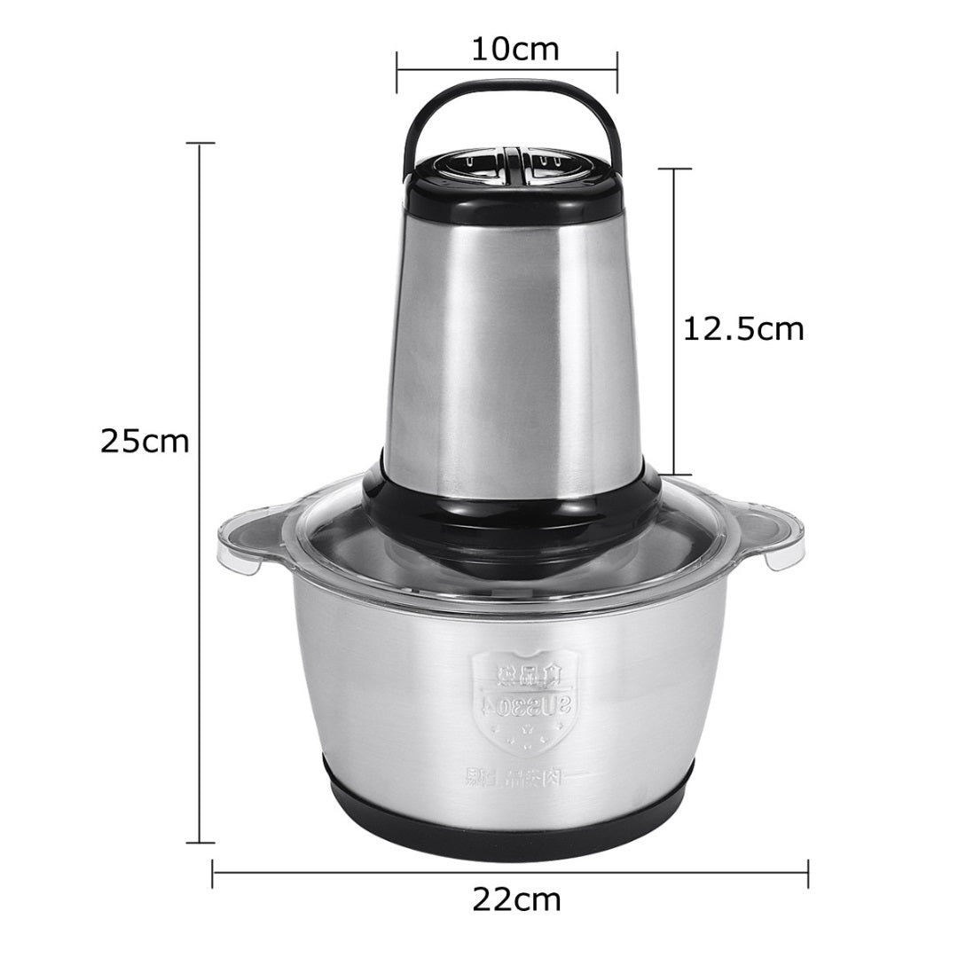 Set 1+1 Tocator Electric Universal cu 4 Lame din Inox - Maruntitor Multifunctional pentru Bucatarie