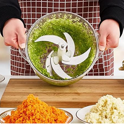 Pachet Profesional: Tocator Electric 5L Inox pentru Carne si Legume + Blender Portabil cu Acumulator Integrat, incarcare USB