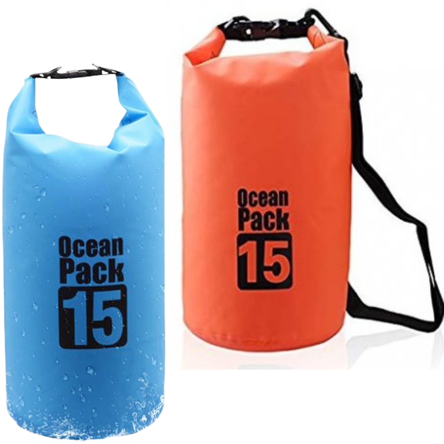 Pachet 1+1 Rucsac Impermeabil pentru Drumetii, Rafting si Sporturi Acvatice - Protectie 100% Waterproof