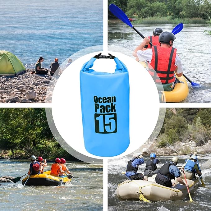 Pachet 1+1 Rucsac Impermeabil pentru Drumetii, Rafting si Sporturi Acvatice - Protectie 100% Waterproof
