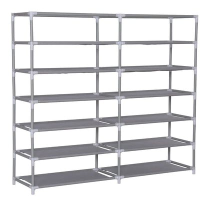 Dulap Textil Portabil pentru Incaltaminte - Organizator 36 Perechi cu Fermoare