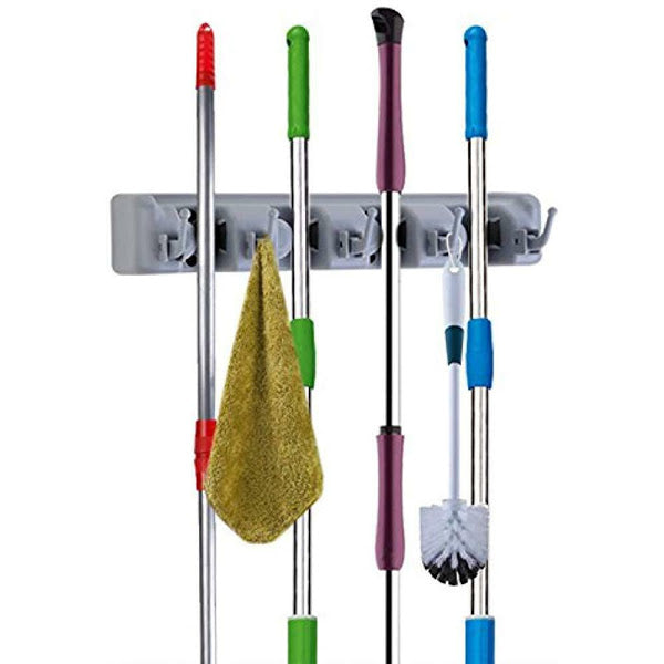 Mop Triunghiular Extensibil Multifunctional - 6 Lavete, Racleta, Extensie 2.5m