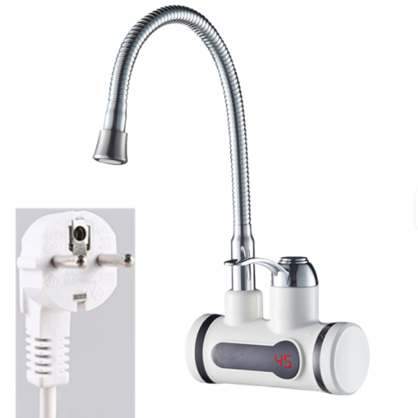 Incalzitor Electric Instantaneu pentru Robinet cu Afisaj Digital - Apa Calda in 3 Secunde