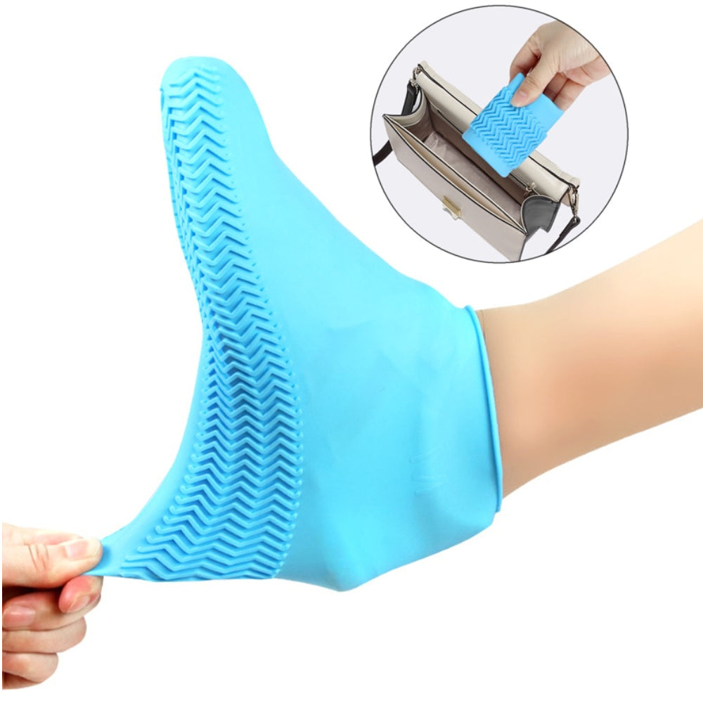 Huse protectoare din silicon pentru incaltaminte - Impermeabile si antiderapante