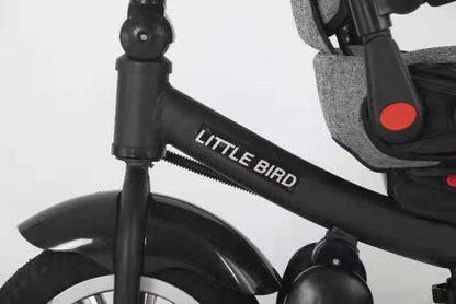 Tricicleta 4 in 1 rotativa cu pozitie de somn Little Bird Grii