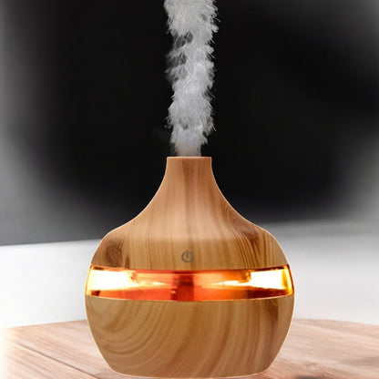 Umidificator Aromaterapie cu LED - Difuzor Uleiuri Esentiale Ultrasonic