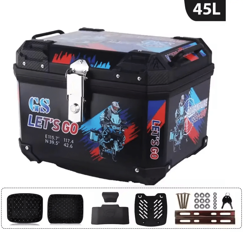 Cutie portbagaj moto GS Enduro Lets Go 45l