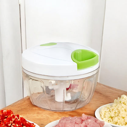 Mini Tocator Manual cu Snur - Tocator Legume Rapid si Eficient
