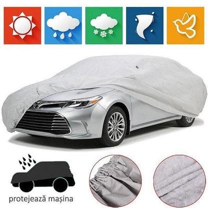 Prelata Auto Impermeabila Premium - Marimea S (400x160x120cm) - Protectie Completa Anti-UV