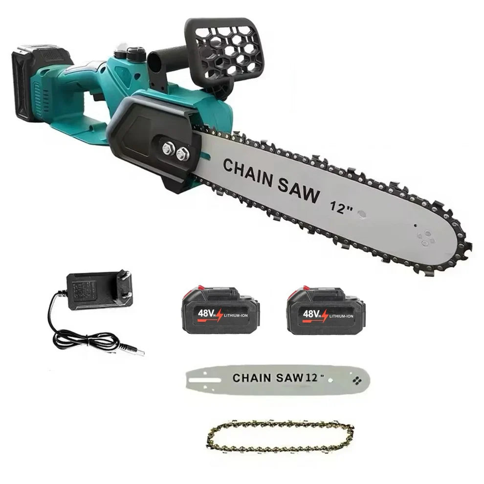 Drujba Electrica, Lama de 30 cm, 2 Acumulatori de 48V, 2000w