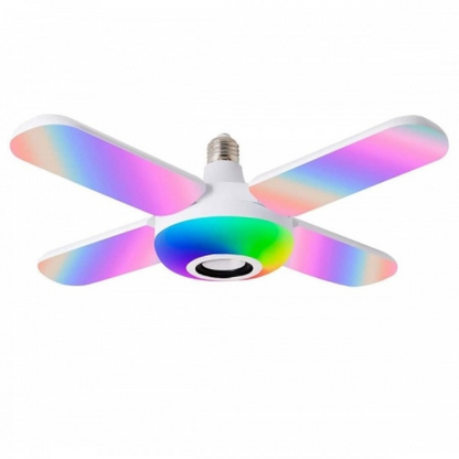 Lampa LED RGB Multifunctionala cu Incarcare Wireless, Bluetooth, Ceas si Alarma - 15W