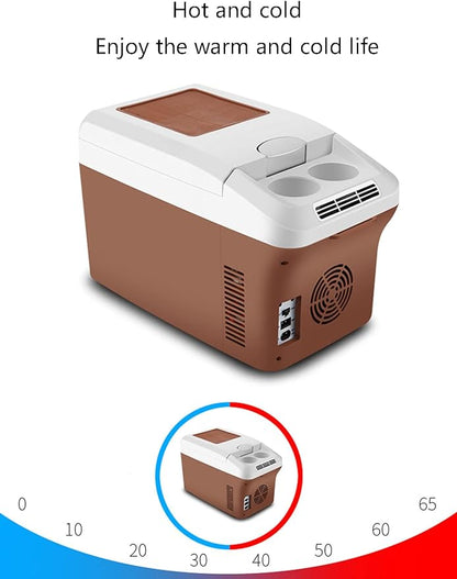 Frigider auto 15 litrii, congelator silențios de camping, cutie frigorifică pentru frigider auto 12 V, răcitor și încălzitor pentru băuturi, acasă și in  călătorii