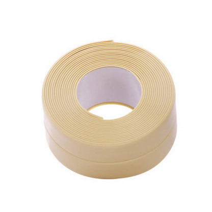 Set 2 Benzi Adezive Etansare Impermeabile 4cm - Bej, Anti-mucegai Bucatarie Baie