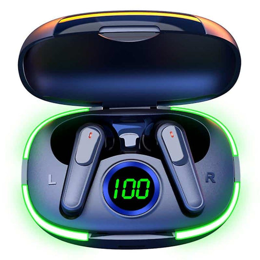 Pro 80 Tws Wireless Bluetooth 5.3 Cască impermeabil Hifi Stereo Muzica de asteptare Headset cu respirație de lumină