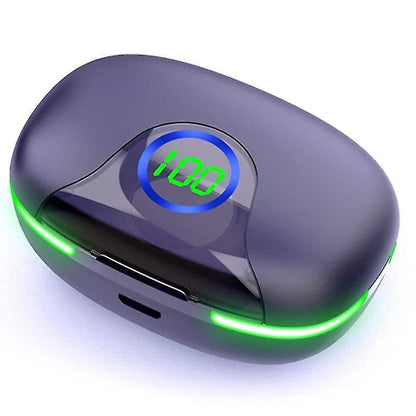 Pro 80 Tws Wireless Bluetooth 5.3 Cască impermeabil Hifi Stereo Muzica de asteptare Headset cu respirație de lumină