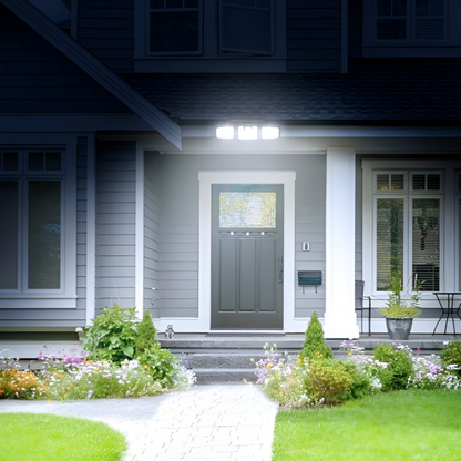 Lampa Solara LED de Exterior cu 3 Capete - Iluminare Ambientala pentru Gradina si Curte