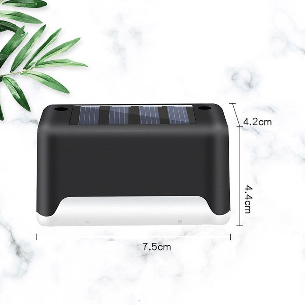 Set 4 Mini Lampi Solare LED pentru Scari - Iluminat Automat Fara Consum