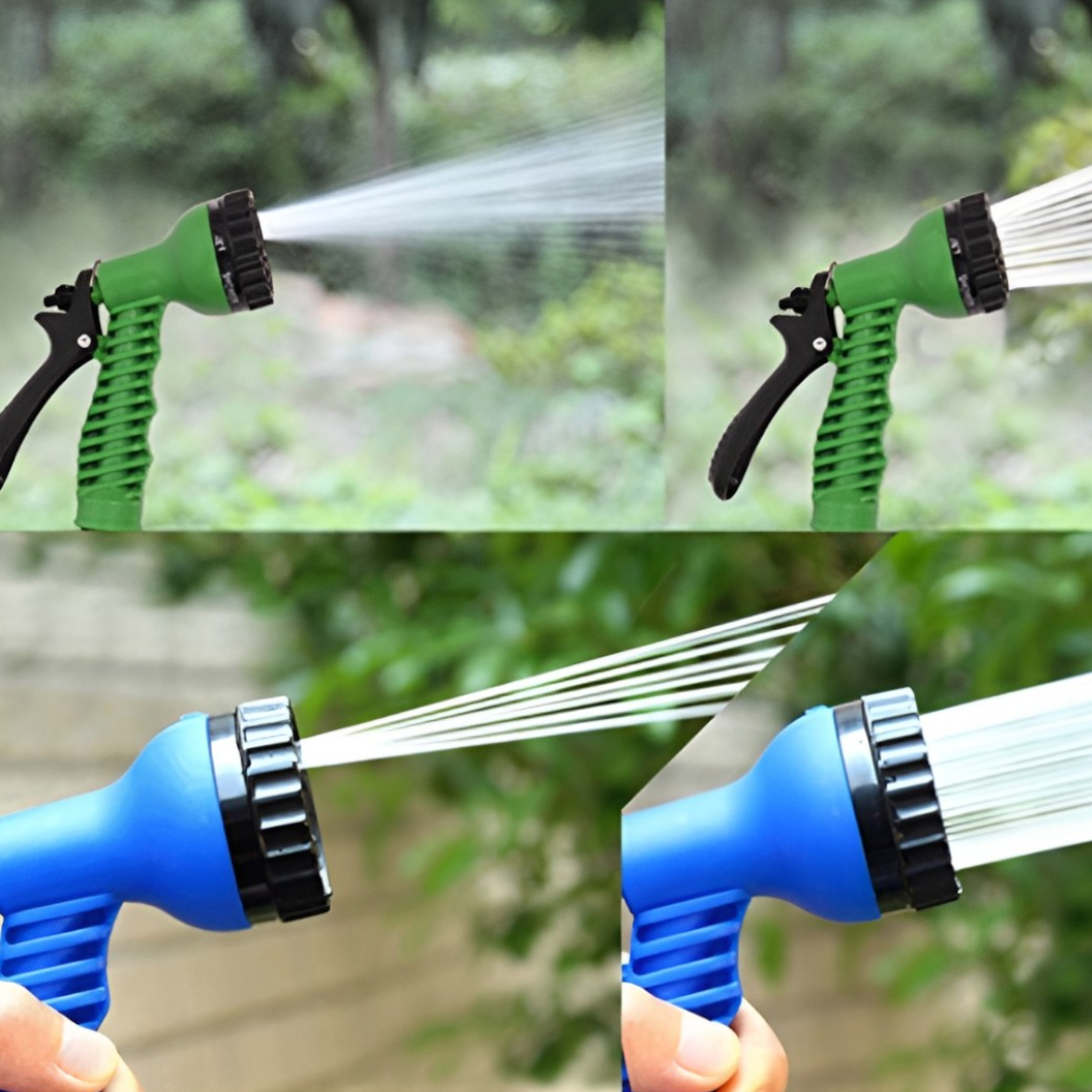 Furtun Extensibil Gradina 60m cu Pistol de Stropit - Udat Profesional