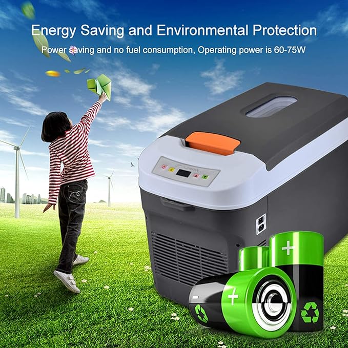 Mini frigider auto 25L, 12V DC / 220V AC Fructe Legume Bere Băuturi Frigider mic portabil, -5C+68C! Funcție de încălzire și răcire, pentru dormitor