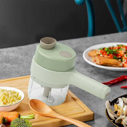 Tocator Electric Multifunctional 4 in 1 pentru Alimente si Legume - Putere Profesionala