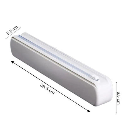 Dispenser Folie Alimentara Stretch cu Ventuze si Lama Taiere - 30cm Max
