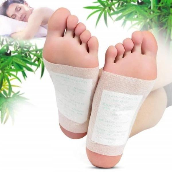 Set 2 Cutii Plasturi Kinoki Detoxifianti cu Turmalina - Eliminare Naturala Toxine