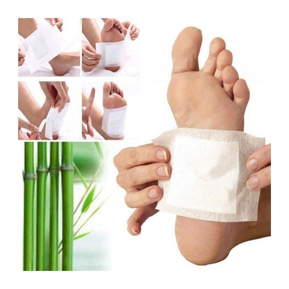 Set 2 Cutii Plasturi Kinoki Detoxifianti cu Turmalina - Eliminare Naturala Toxine