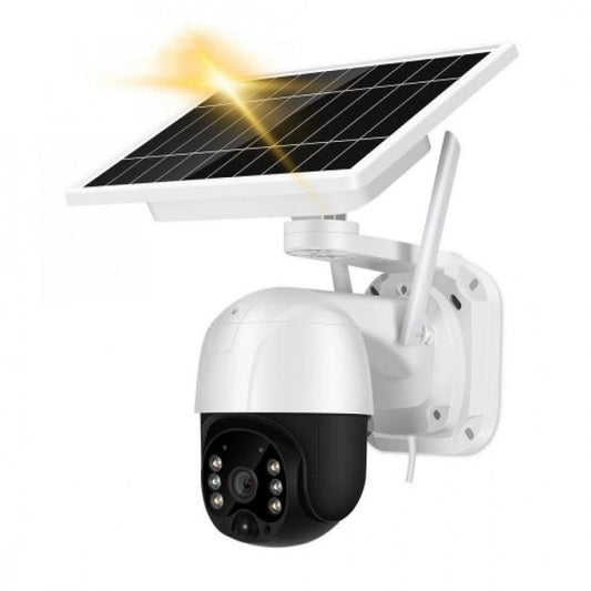 Camera Supraveghere Solara Autonoma WiFi 3MP - Rotire 360° cu Viziune Nocturna si Aplicatie Mobila