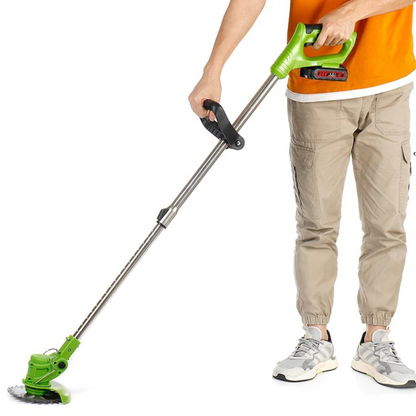 Motocoasa Electrica Profesionala cu 2 Acumulatori 48V 4000mAh - Lama Dubla pentru Iarba si Crengi