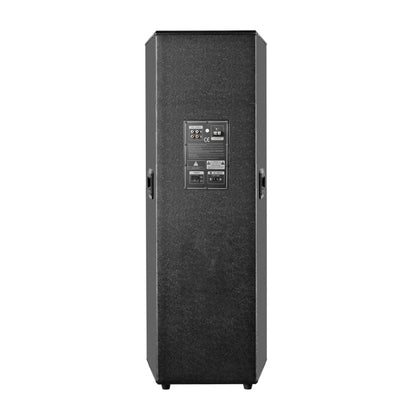 Set Boxe Active Profesionale ,JRH 2022DS , Putere 1600 W , 5 Band Graphic Equalizer, Microfoane Wireless, Conectivitate Bluetooth 2 microphone fara fir si telecomanda