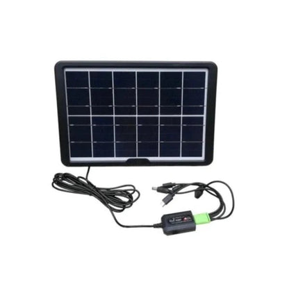 Kit Solar Portabil cu Lanterna, Radio FM, MP3 Player si 3 Becuri LED - Sistem de Iluminat si Incarcare pentru Camping