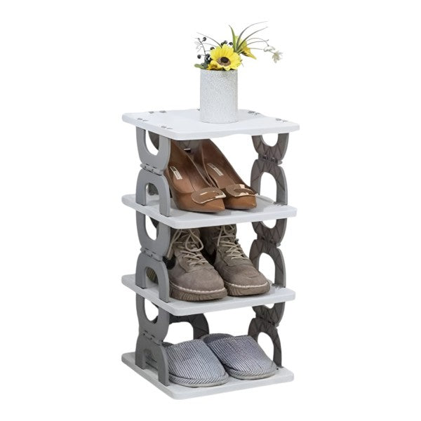 Pantofar din Inox cu 5 Rafturi - Suport Premium pentru Organizarea Pantofilor