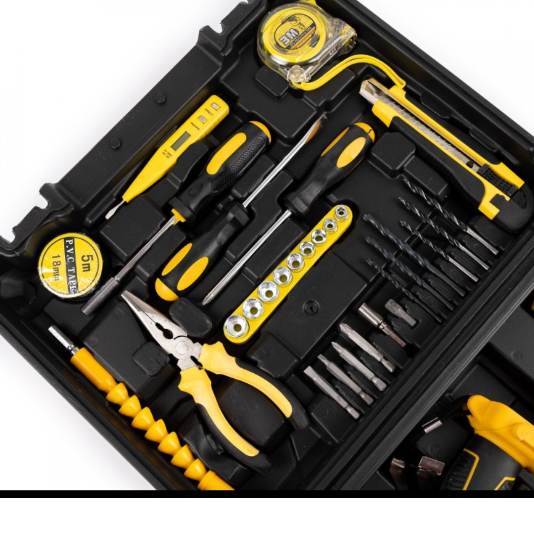 Trusa Bormasina 36V cu 2 Acumulatori 5Ah + Percutie + 30 Accesorii - Kit Complet Bricolaj