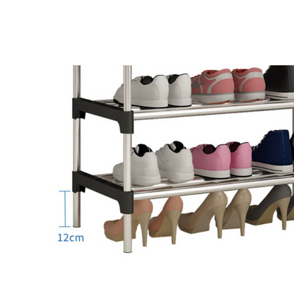 Pantofar din Inox cu 5 Rafturi - Suport Premium pentru Organizarea Pantofilor