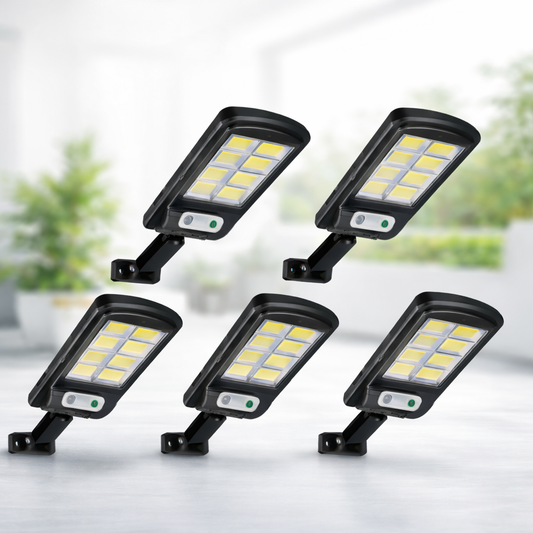 Set 5 x Proiector LED Solar COB cu Senzor de Mișcare