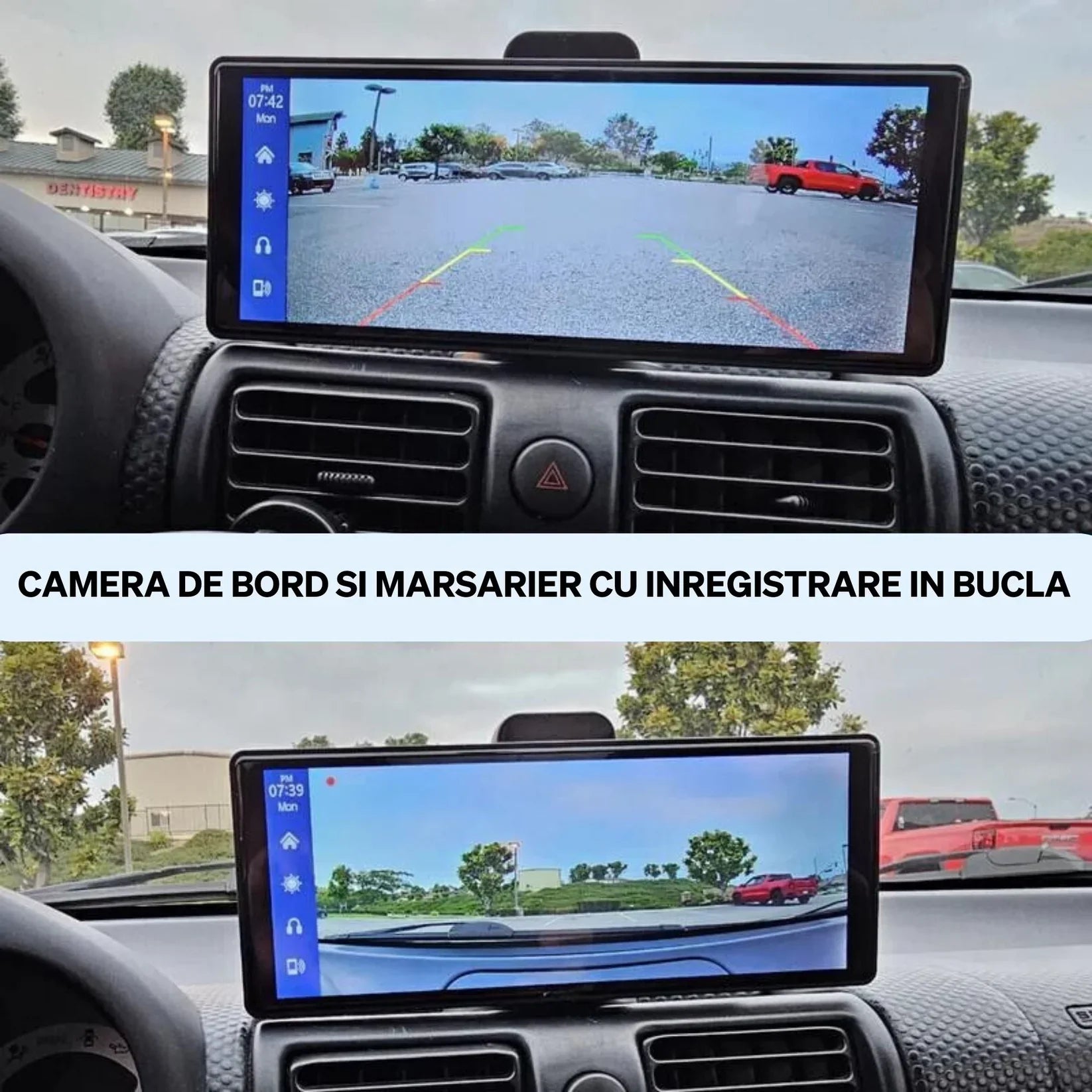 Navigație Auto Universală JRH 10.26″ Touchscreen, Wireless CarPlay/Android Auto, Cameră 4K