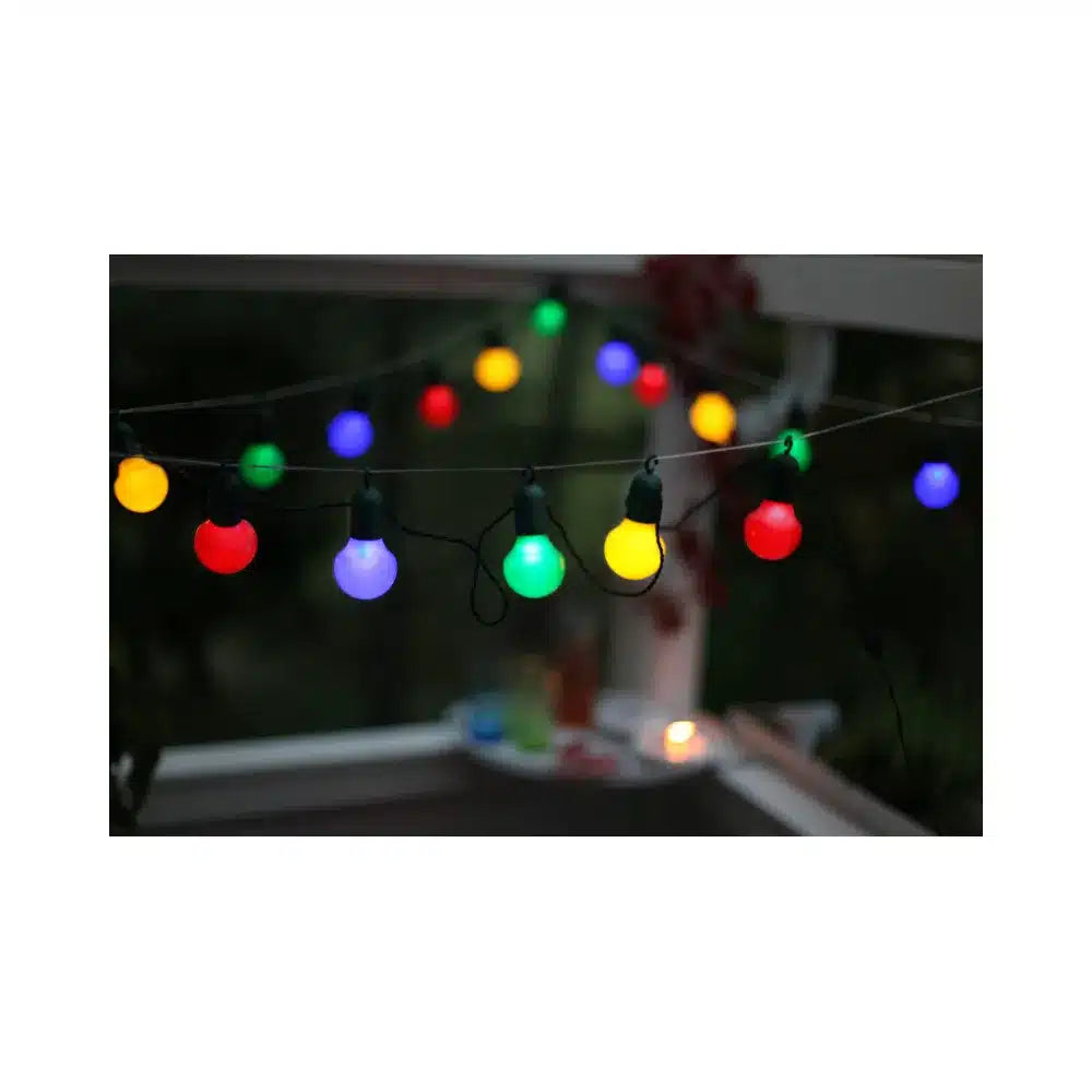 Șirag, ghirlanda luminos LED-uri colorate pentru exterior, lungime 5 m