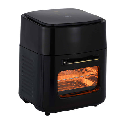 Friteuză cu Aer Cald Digitală 15L, 1400W – AirFryer Profesională cu 10 Programe, Panou LED, Tehnologie de Gătit Fără Ulei