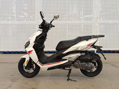 Scuter JRH R9 125CC, viteza 85 km/h, motor EFI, consum redus, alb