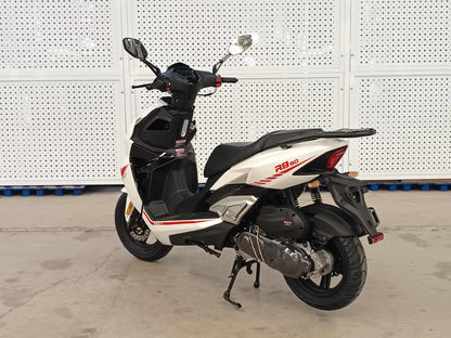 Scuter JRH R9 125CC, viteza 85 km/h, motor EFI, consum redus, alb