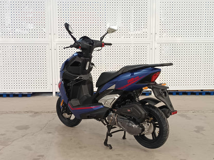 Scuter JRH R9 125CC, viteza 85 km/h, motor EFI, consum redus, albastru