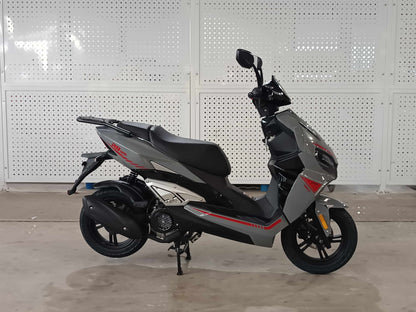 Scuter JRH R9 125CC, viteza 85 km/h, motor EFI, consum redus, gri