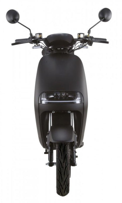 Scuter Electric Negru matt 48V 30Ah 900W – Limitat 25km/h Autonomie 90 km
