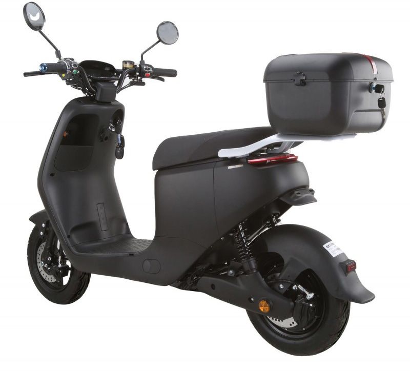 Scuter Electric Negru matt 48V 30Ah 900W – Limitat 25km/h Autonomie 90 km