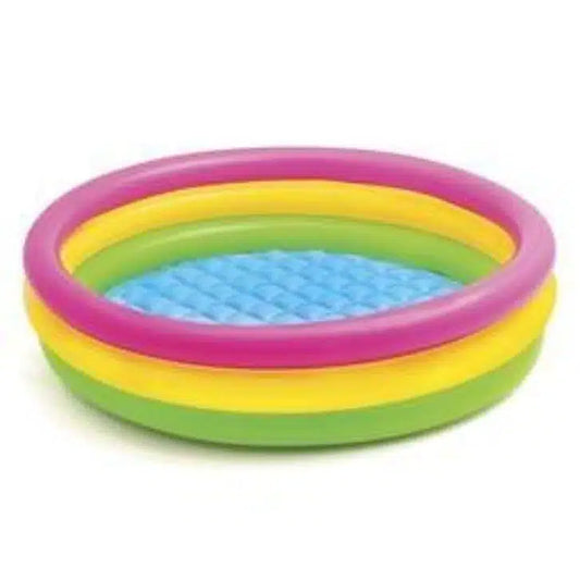 Piscina gonflabila, rotunda, 150 x 25 cm, multicolora