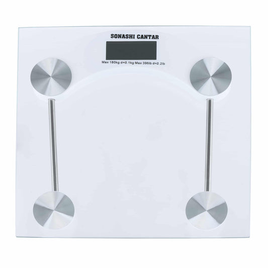 Cantar de baie digital din sticla Esperansa, ecran LCD, 180 kg